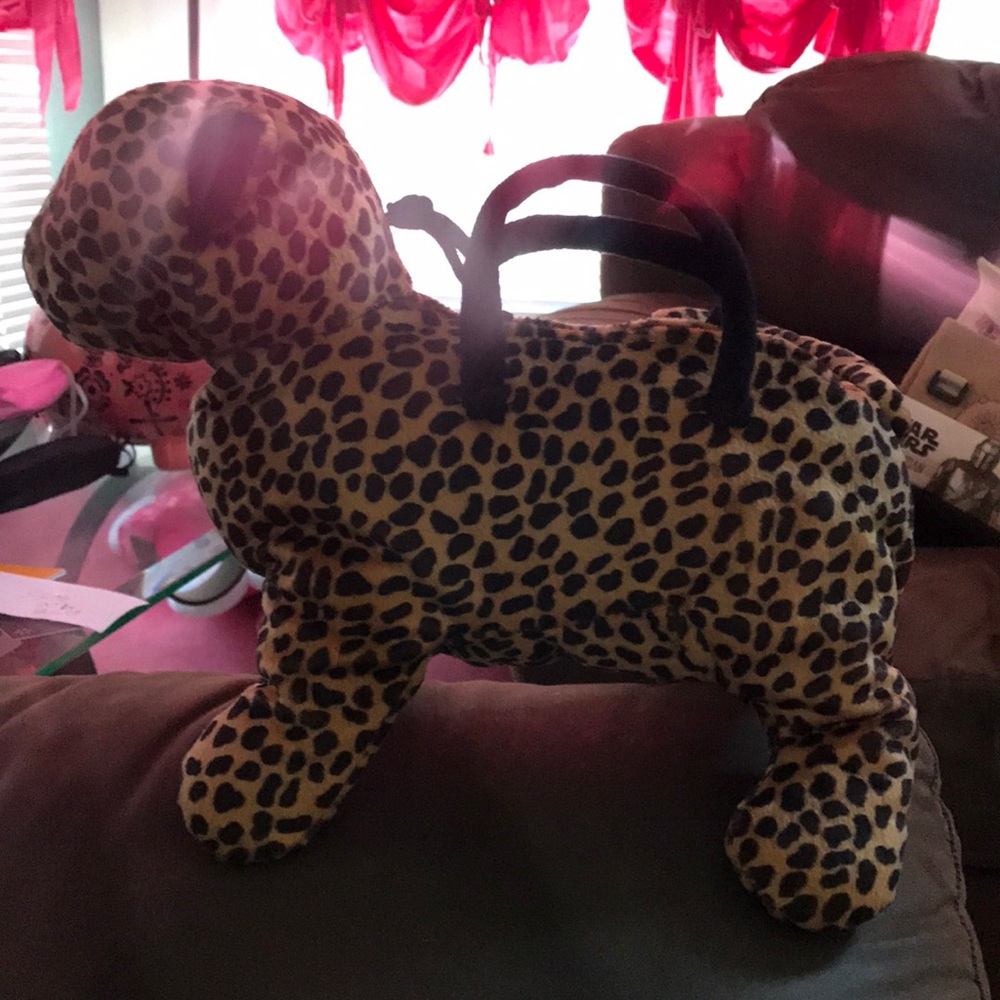 Leopard animal coin/keys/cards purse